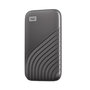 Western Digital SSD externe My Passport 2 To NVMe, USB-C/USB 3.2, Gris, lecture 1050 Mo/s, écriture 1000 Mo/s, chiffrement AES 256