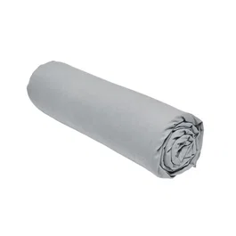 Today Drap housse 140 x 190 cm pour 2 personnes en 100% coton uni couleur acier - TODAY Essential