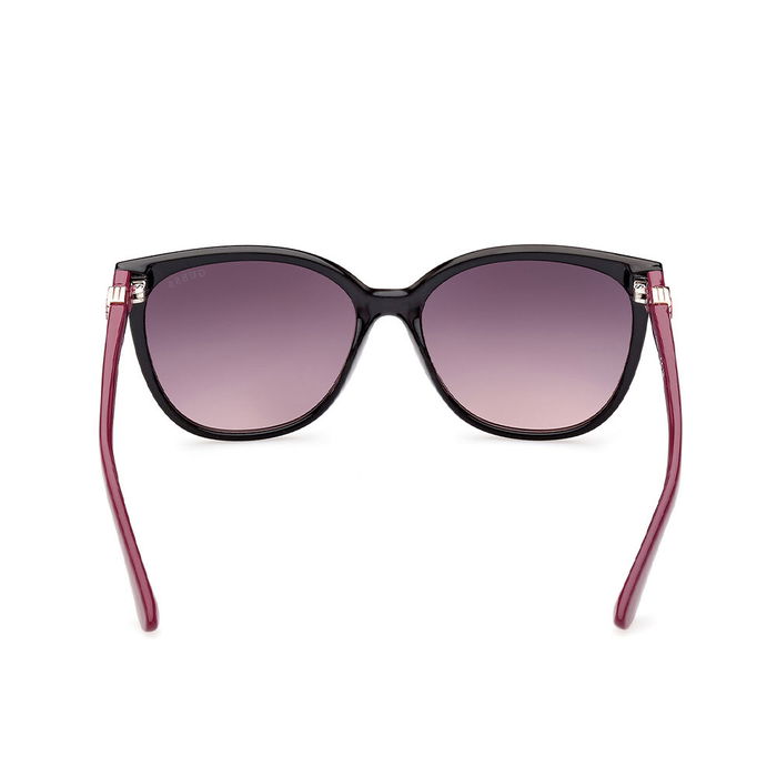 Guess Gafas Lunettes de soleil femme GU7864 05B Noir Carrées 140 mm
