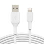 Câble USB vers Lightning Belkin CAA001BT1MWH Blanc 1 m