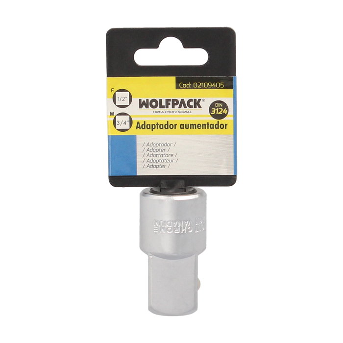 WOLFPACK LINEA PROFESIONAL Adaptateur Réducteur 1/2 polles Femelle à 3/4 polles Mâle