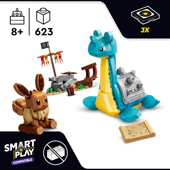 LEGO Pokémon Chasse au Trésor d'Évoli et Lokhlass 72162