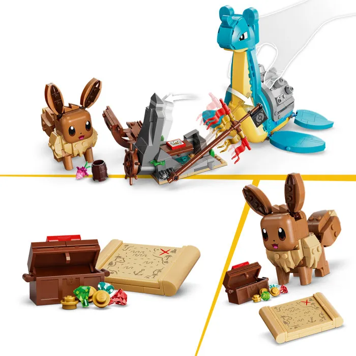 LEGO Pokémon Chasse au Trésor d'Évoli et Lokhlass 72162
