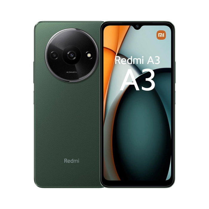 Smartphone Xiaomi Redmi A3 4 GB RAM 128 GB Noir Vert Smartphone Xiaomi Redmi A3 4 GB RAM 128 GB Noir Vert