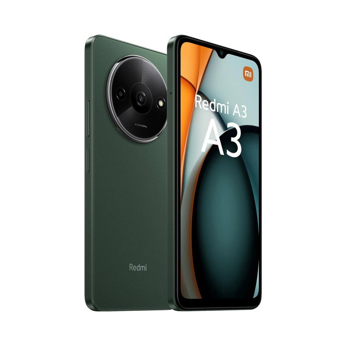 Smartphone Xiaomi Redmi A3 4 GB RAM 128 GB Noir Vert Smartphone Xiaomi Redmi A3 4 GB RAM 128 GB Noir Vert