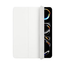 Apple Smart Folio pour iPad Pro 13 pouces M4 Blanc - Housse de Protection en Polyuréthane