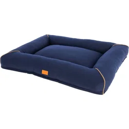 Kerbl Corbeille Jerome Bleu foncé Cognac 90 x 70 x 10 cm