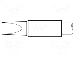 JBC TOOLS Pointe de type tournevis 6x1,7mm Heavy Duty