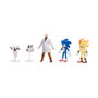 JAKKS PACIFIC Sonic - Multipack de 5 Figurines Articulées 6 cm - Série 4 - Multilingue