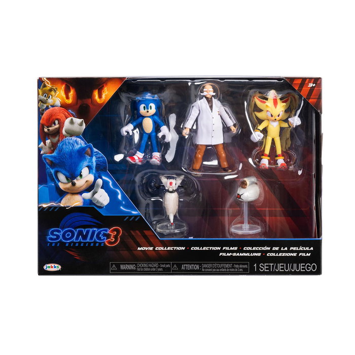 JAKKS PACIFIC Sonic - Multipack de 5 Figurines Articulées 6 cm - Série 4 - Multilingue JAKKS PACIFIC Sonic - Multipack de 5 Figurines Articulées 6 cm - Série 4 - Multilingue