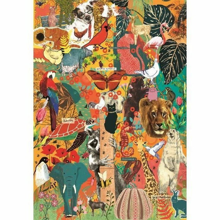 Clementoni Puzzle Compact 1000 pièces Animals & Botanics