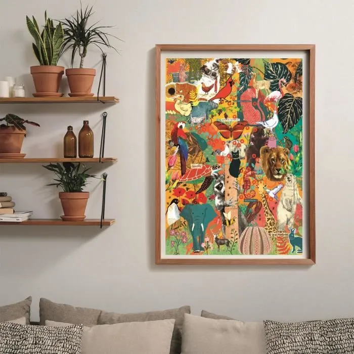 Clementoni Compact 1000 Pièces - More is more - Puzzle Animaux & Botanique, 70x50 cm avec Poster Clementoni Compact 1000 Pièces - More is more - Puzzle Animaux & Botanique, 70x50 cm avec Poster