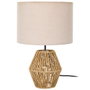 Home Deco Factory Lampe Lino y Cuerda en lin et papier
