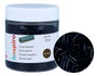 Innspiro Rocaille de verre cylindrique argentée et noire 95g
