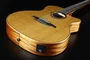 LAG Guitare Acoustique Nylon Auditorium Slim Cutaway Red Cedar - Khaya, Table Cèdre Massif, Électronique Fishman