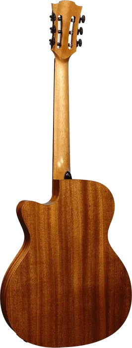 LAG Guitare Acoustique Nylon Auditorium Slim Cutaway Red Cedar - Khaya, Table Cèdre Massif, Électronique Fishman LAG Guitare Acoustique Nylon Auditorium Slim Cutaway Red Cedar - Khaya, Table Cèdre Massif, Électronique Fishman
