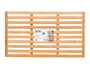 BERILO Tarima de douche en bambu 62x35cm Marron