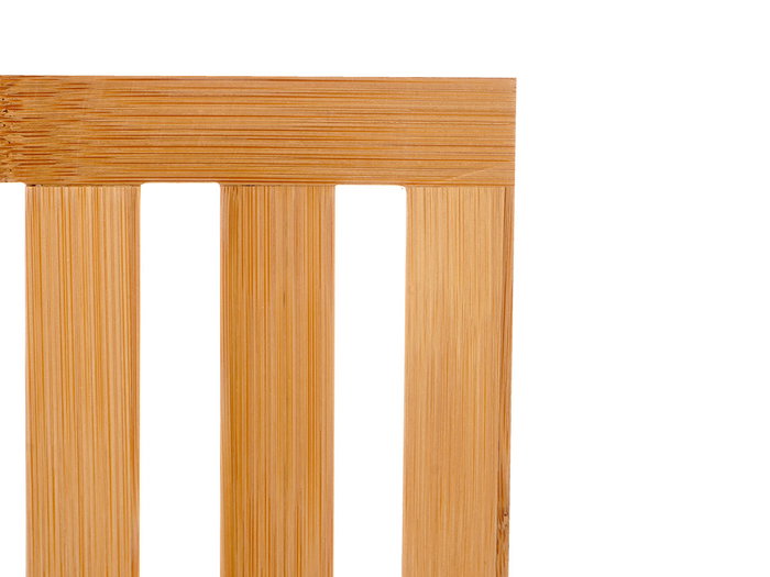 BERILO Tarima de douche en bambu 62x35cm Marron