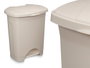 Arte Regal Poubelle à Pédale Plastique 30L Beis 39x47x32 cm (Set de 4)