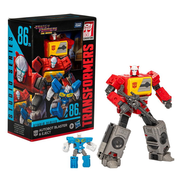 Hasbro Transformers Generations Studio Series Voyager Autobot Blaster & Eject Hasbro Transformers Generations Studio Series Voyager Autobot Blaster & Eject