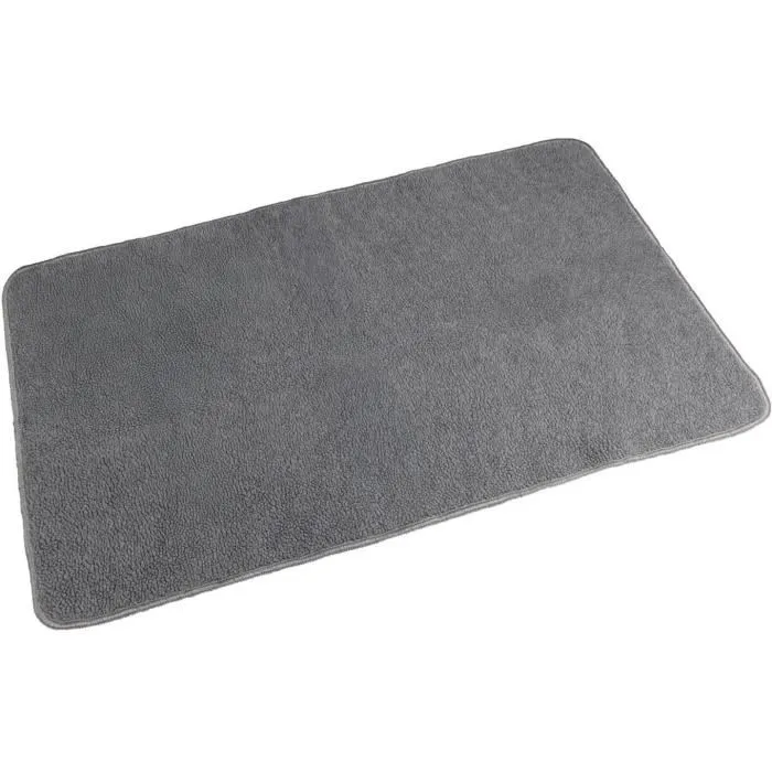 Kerbl - Tapis chauffant isolant antidérapant pour chien - 125 x 80 cm - Surface en fausse fourrure douce - Isolant contre le froid - Gris clair Kerbl - Tapis chauffant isolant antidérapant pour chien - 125 x 80 cm - Surface en fausse fourrure douce - Isolant contre le froid - Gris clair