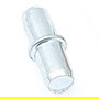 ALK - Support d'étagère modèle Pobre en fer zincé avec rondelle - Pour perçage Ø5mm - Lot de 100 pièces
