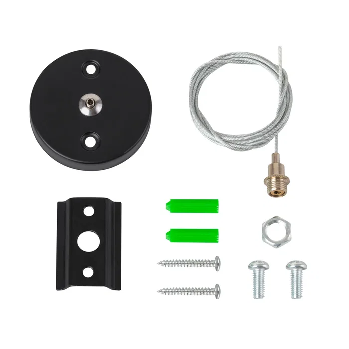 Suspension pour rail monophasé noir 1 mètre HO-SUS-M-N Suspension pour rail monophasé noir 1 mètre HO-SUS-M-N