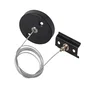 Suspension pour rail monophasé noir 1 mètre HO-SUS-M-N