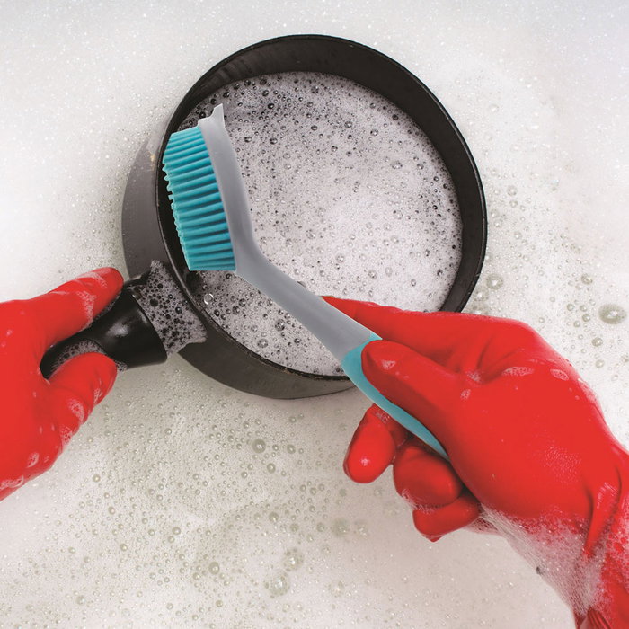 Je cherche une Idee Cepillo para lavar platos avec poils en silicone