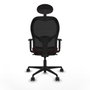 Piqueras y Crespo Chaise de Bureau 1D036N1 Bordeaux