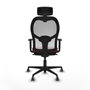 Piqueras y Crespo Chaise de Bureau 1D036G2 Bordeaux