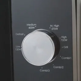 Candy CMG20TNMB Micro-ondes Gril Moderna 20L, 700W MO et Gril 900W, Interface mécanique 6 Niveaux, Décon gelation Poids, Noir