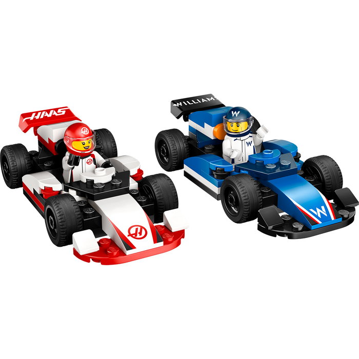 LEGO City Voitures de course de F1 Williams Racing et Haas F1 60464