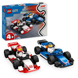 LEGO City Voitures de course de F1 Williams Racing et Haas F1 60464