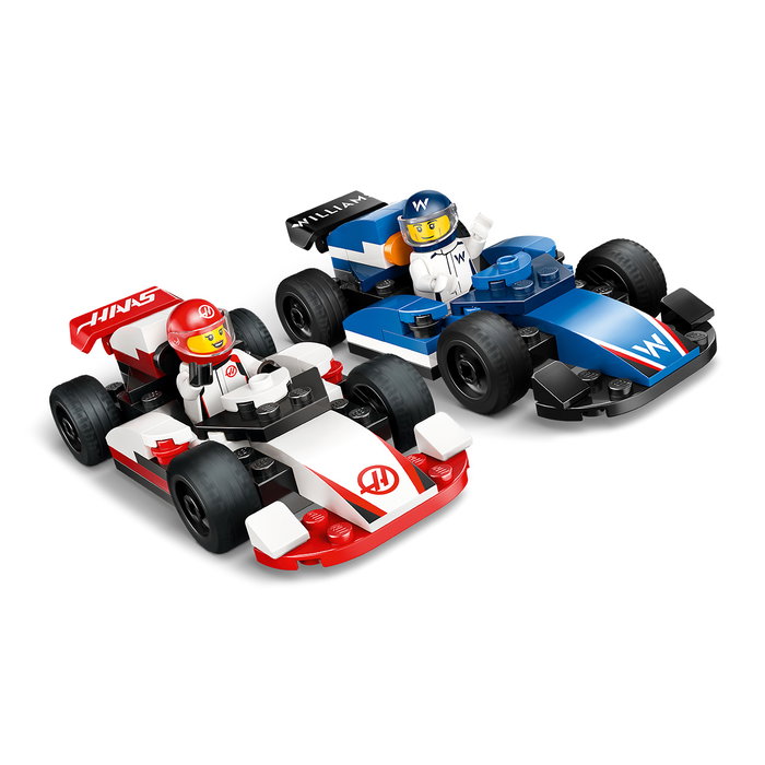LEGO City Voitures de course de F1 Williams Racing et Haas F1 60464