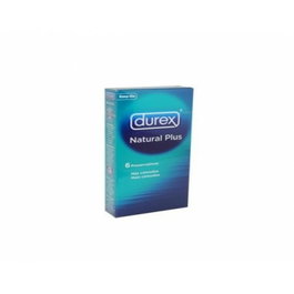 Durex Natural Plus - Préservatifs, Lot de 6 unités
