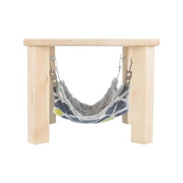 Hamac Suspendu Trixie Gris Pêche 28 × 24 × 28 CM