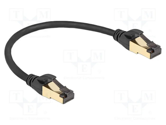 DELOCK Cordon de raccordement Ethernet Cat 7 S/FTP 0,3m RJ45