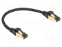 DELOCK Cordon de raccordement Ethernet Cat 7 S/FTP 0,3m RJ45