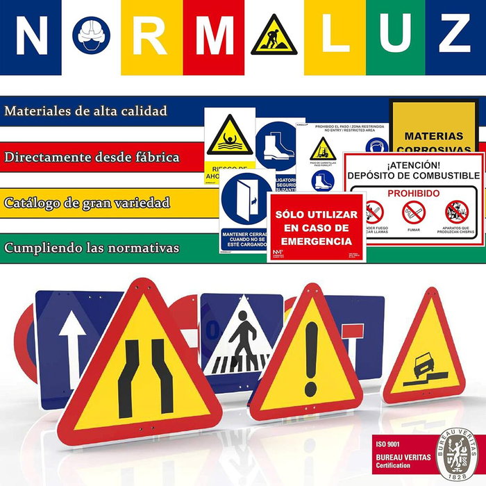 NMZ Ruban de balisage pompiers 75 mm x 0,05 mm x 200 m
