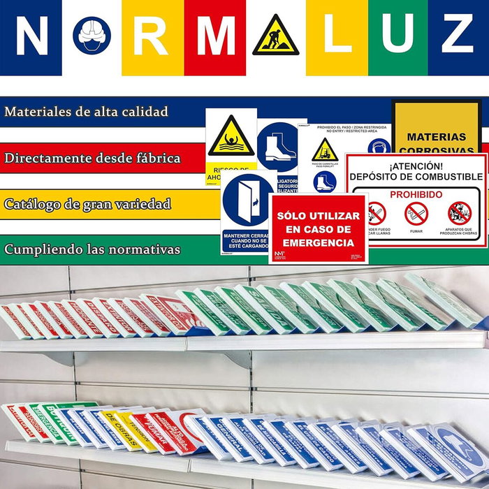 NMZ Ruban de balisage pompiers 75 mm x 0,05 mm x 200 m