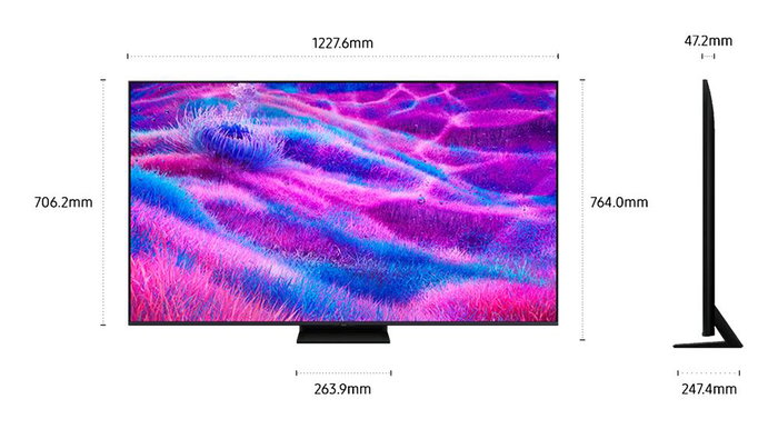 Samsung TV Neo QLED 55" 4K QN80F Processeur NQ4 AI Gen2 Smart TV Tizen 2025