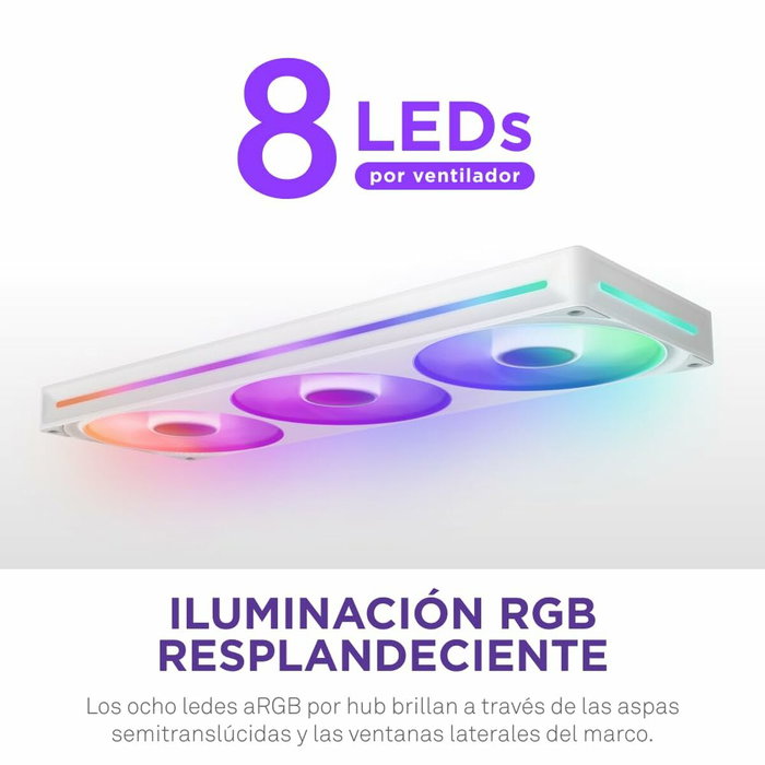 NZXT F360RGB Core RF-U36HF-W1 Blanc - 360 mm