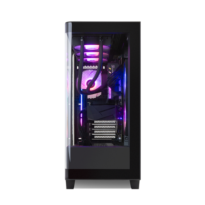 NOX Hummer Ether Boîtier PC Gaming Midi-Tower ATX Verre Trempé Noir