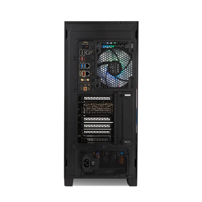 NOX Hummer Ether Boîtier PC Gaming Midi-Tower ATX Verre Trempé Noir