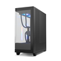 NOX Hummer Ether Boîtier PC Gaming Midi-Tower ATX Verre Trempé Noir
