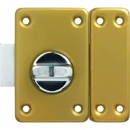 Abus Verrou de porte VAD136 CB 45 à bouton - Bronze - Entraxe 45 x 76 mm