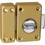 Abus Verrou de porte VAD136 CB 45 à bouton - Bronze - Entraxe 45 x 76 mm