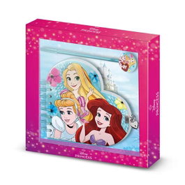 Karactermania Journal avec stylo décoratif Lilo & Stitch - Pack cadeau, cadenas en forme de cœur, 160 pages, 24 x 23 x 2,5 cm