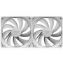 Tacens Anima AF12X2W Pack de 2 Ventilateurs 120 mm Blanc Silencieux 14 dB